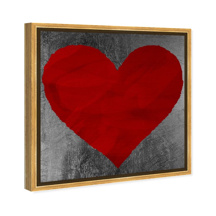 Forever In Love Hearts On Canvas Print